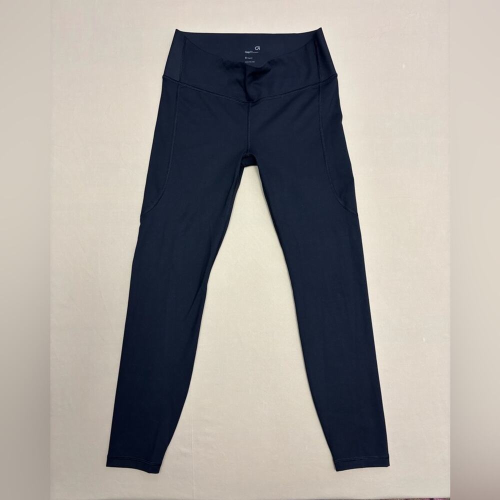 NWOT Gap Maternity Black Under Bump Athletic Leggings Size Small